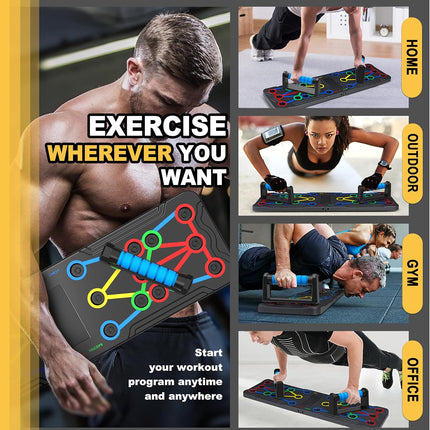 Home Workout Push Up Board – Multi-Position System for Strength & Fat Burn