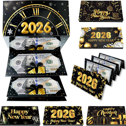 6-Piece 2026 NYE Cash Gift Envelopes – New Year Party Supplies
