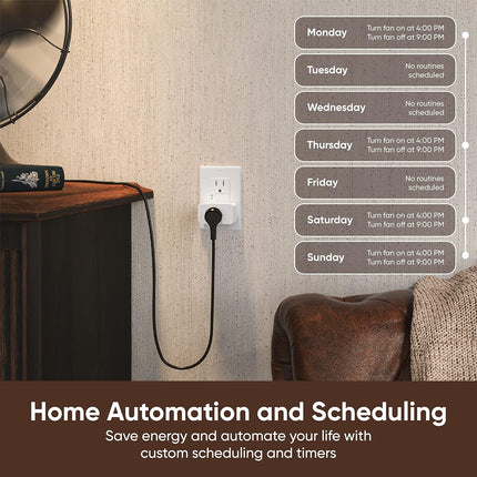 2-Pack WiFi Smart Plug – Works with Alexa, Google Assistant & IFTTT