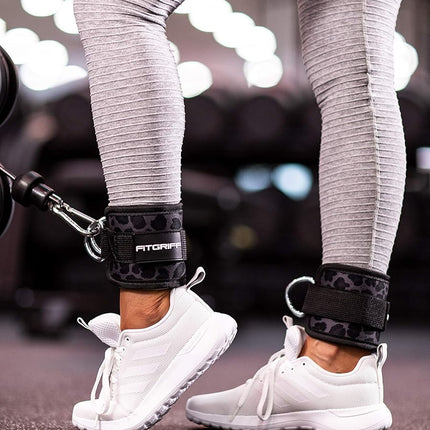 Ankle Straps V1 for Cable Machine – 2-Piece Kickback Straps for Gym Workouts