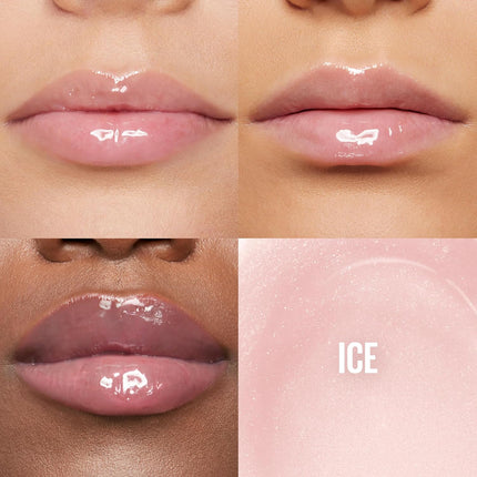 Lifter Gloss Hydrating Lip Gloss with Hyaluronic Acid, Ice Pink Neutral, 0.18oz