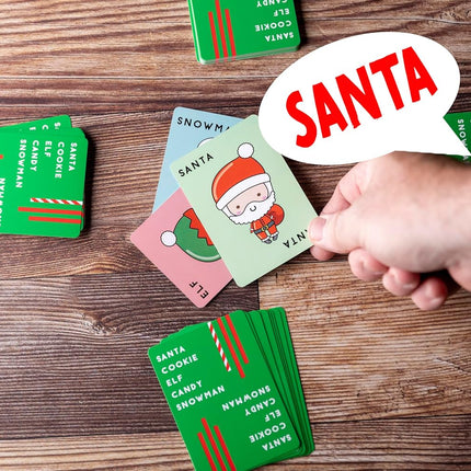 Christmas Edition Card Game – Fun for Kids, Teens & Adults, 2-8 Players