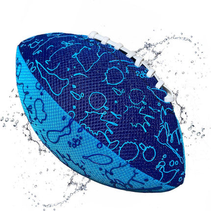 6.5" Waterproof Foam Football, Soft Wet Grip Pool Beach Lake Toy Ages 3+