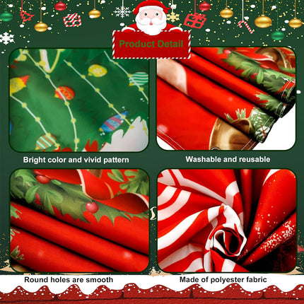 Christmas Backdrop Banner 72x45 Inch, Large Wall Decoration for Kids Holiday Parties