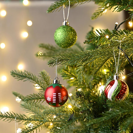 35 Pcs Elf Themed Shatterproof Christmas Balls – Tree & Holiday Decor