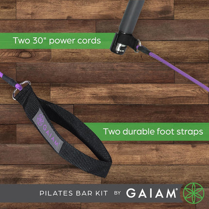 Restore Pilates Bar Reformer Kit for Total Body Workout – Includes Resistance Bands