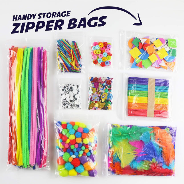 Kids Arts & Crafts Supplies Kit – Complete Craft Set for Toddlers & Creative Fun