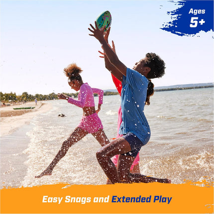 Hydro Waterproof Football 9.25 Inch Pool Beach Outdoor Game for Kids & Adults