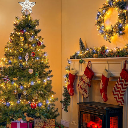 4 Pack 10FT 120 LED Fairy String Lights, Battery Operated with Timer