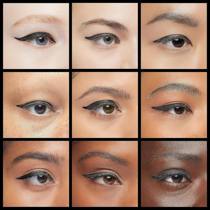2PCS Gel Eyeliner Pencils, Waterproof Cream Eye Liner, Natural Black Smoky Eye Makeup