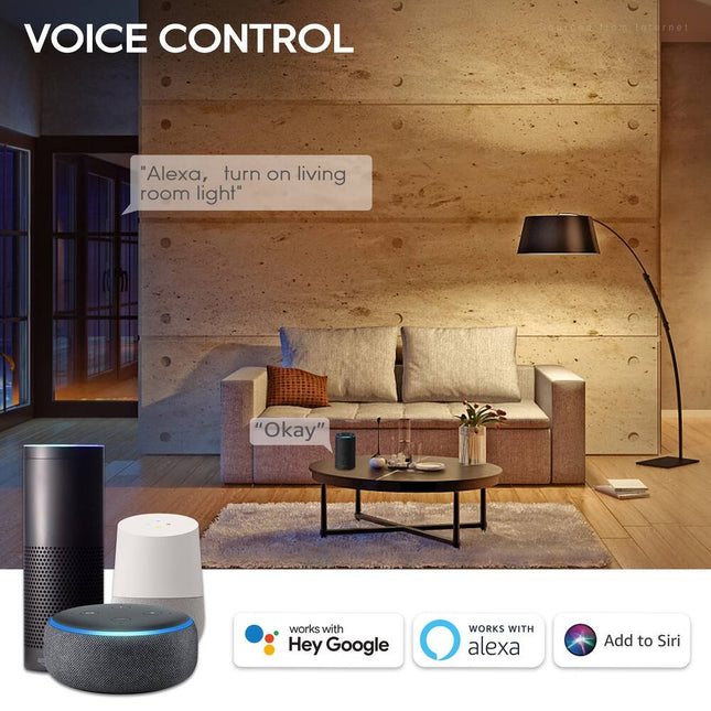 A19 LED Smart Bulb, Dimmable Color Changing, Alexa & Google Home, 1 Pack