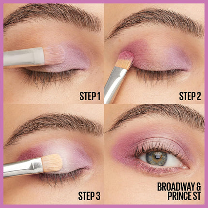 New York Shadow Blocks Eyeshadow Palette, Stacked Trio, Broadway & Prince St, 0.08oz