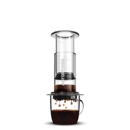 Clear Coffee Press Glass French Press Coffee Maker for Fresh Brewed Coffee