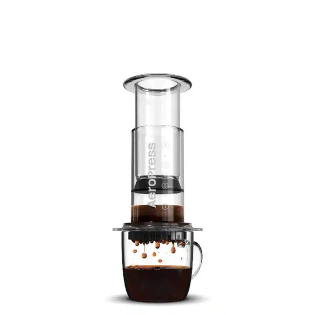 Clear Coffee Press Glass French Press Coffee Maker for Fresh Brewed Coffee
