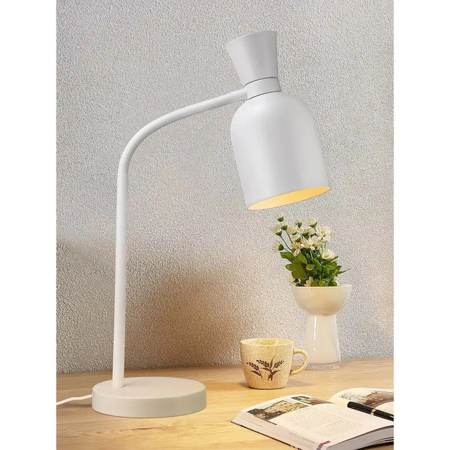 Aesthetic Metal Adjustable Table Lamp E26 Base 60W Modern Minimalist Design