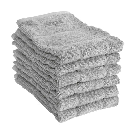 6-Piece Solid Dish Cloth Set Soft Absorbent Kitchen Cleaning Towels