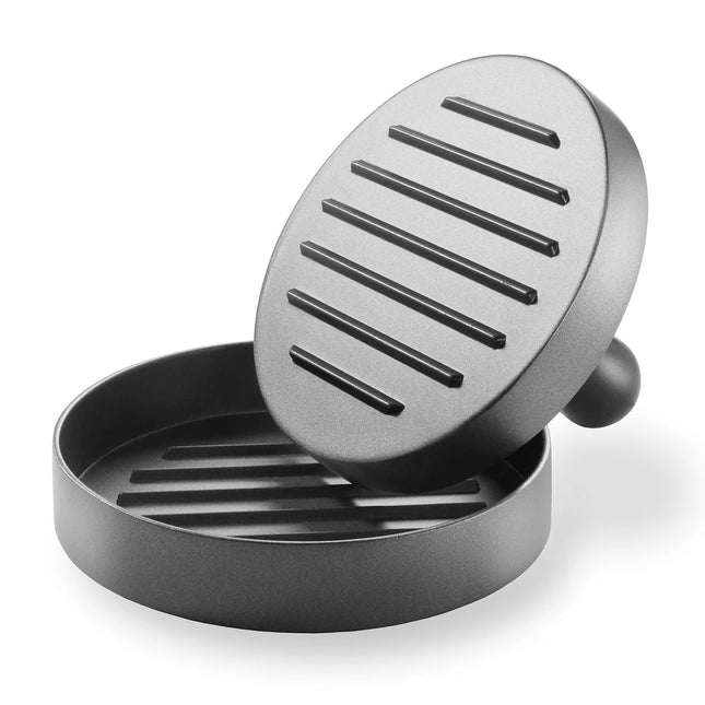 Burger Patty Maker Aluminum with 100 Wax Papers BBQ Meat Press Tool