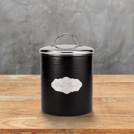 Amici Cavalier Metal Pet Food Canister – 118 Oz Storage Container