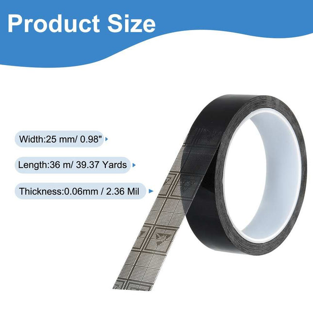 Antistatic Conductive Adhesive ESD Tape for Electronics, 1 Inch x 39 Yards, Grid Pattern
