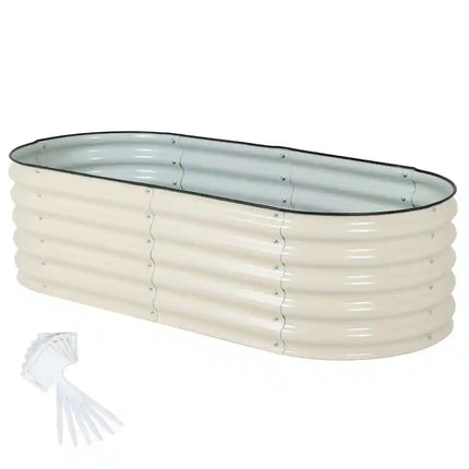 4-in-1 Modular Aluzinc Raised Garden Bed – 60"W x 24"D x 17"H