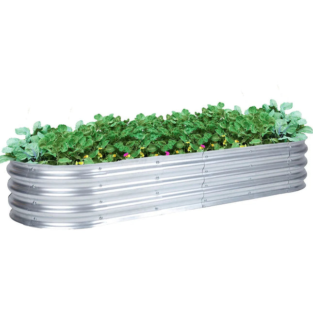 Galvanized Raised Garden Bed Kit – Vegetables, Flowers & Herbs
