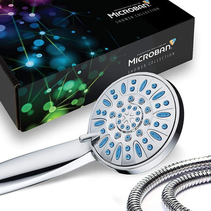 High-Pressure 4" Hand Shower with Microban Antimicrobial Protection
