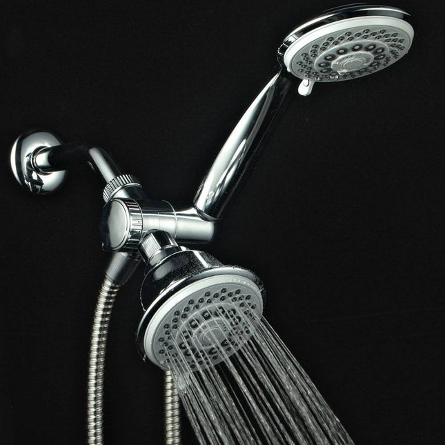 HotelSpa AquaStorm 30 Setting 3 Way Shower Combo SpiralFlo Handheld Set
