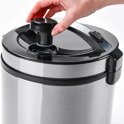 20-Cup Digital Rice Cooker & Food Steamer – Cool-Touch Design