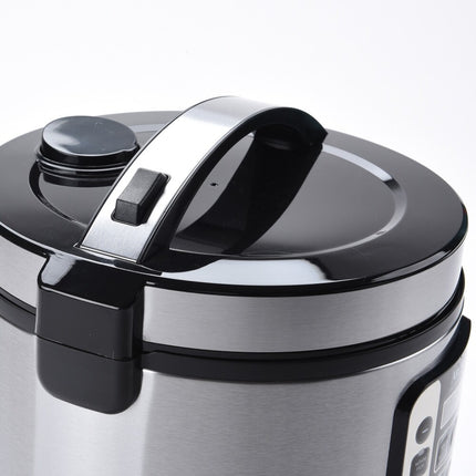 20-Cup Digital Rice Cooker & Food Steamer – Cool-Touch Design