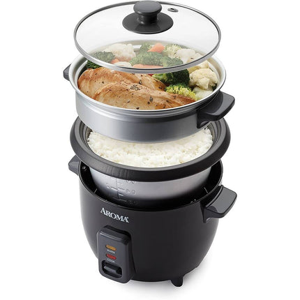 6-Cup Pot Style Rice Cooker ARC-363-1NGB – Quick & Simple Cooking