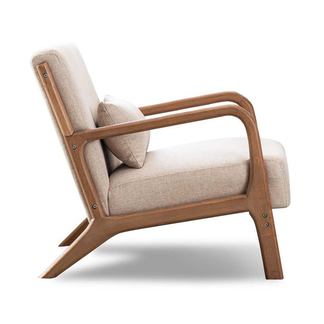 Aston Modern Solid Wood Accent Chair – Stylish Living Room Seating