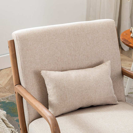 Aston Modern Solid Wood Accent Chair – Stylish Living Room Seating