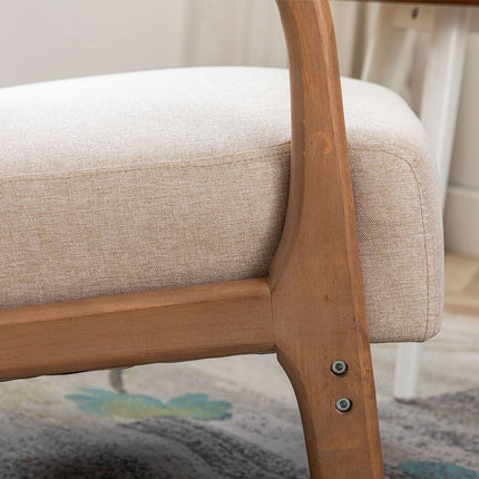 Aston Modern Solid Wood Accent Chair – Stylish Living Room Seating