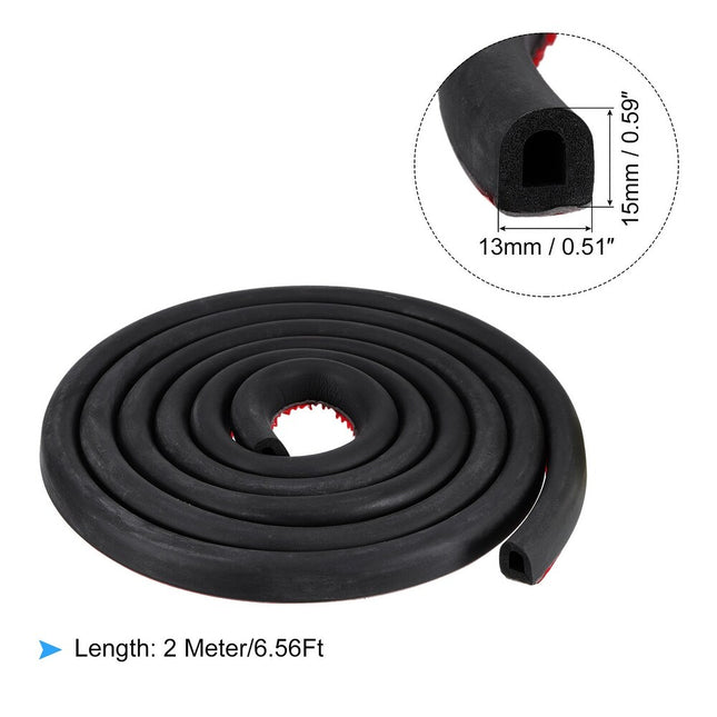 Black Automotive Weather Stripping – Fits Home & Vehicle Applications
