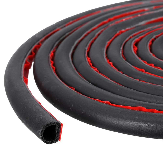 Automotive Weather Stripping Seal, Flexible Rubber Trim for Car, Home & Door Applications