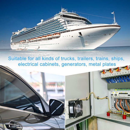 Automotive Weather Stripping Seal, Flexible Rubber Trim for Car, Home & Door Applications