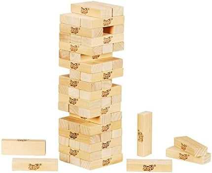 Hasbro Jenga Wooden Block Game – Family & Party Fun for Kids 6+