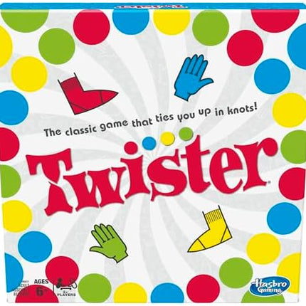 Hasbro Twister Party Game – Indoor & Outdoor Fun for Kids 6+ Players