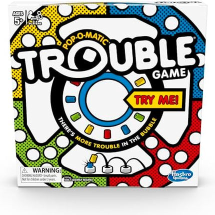 Hasbro Trouble Board Game – Fun for Kids 5+ | 2-4 Players Family Game