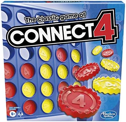 Hasbro Connect 4 Classic Grid – 2 Player Strategy Board Game for Kids 6+