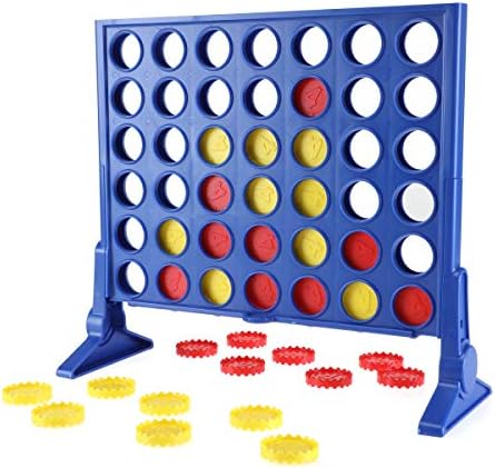 Hasbro Connect 4 Classic Grid – 2 Player Strategy Board Game for Kids 6+