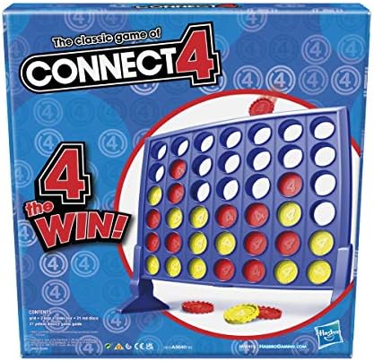 Hasbro Connect 4 Classic Grid – 2 Player Strategy Board Game for Kids 6+