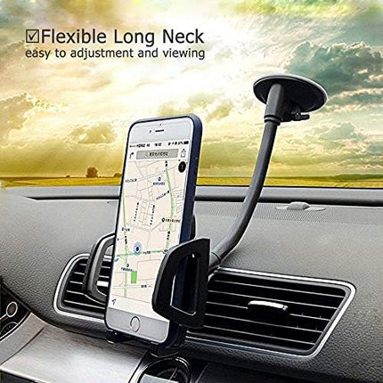 Vansky Car Phone Holder Mount, Secure 3-in-1 Fit for iPhone 17/16/15 & Samsung S24