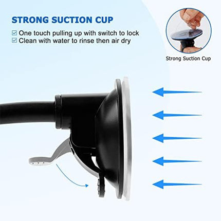 Vansky Car Phone Holder Mount, Secure 3-in-1 Fit for iPhone 17/16/15 & Samsung S24
