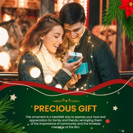 Stainless Steel Angel Bell Ornament – It’s a Wonderful Life Inspired Design