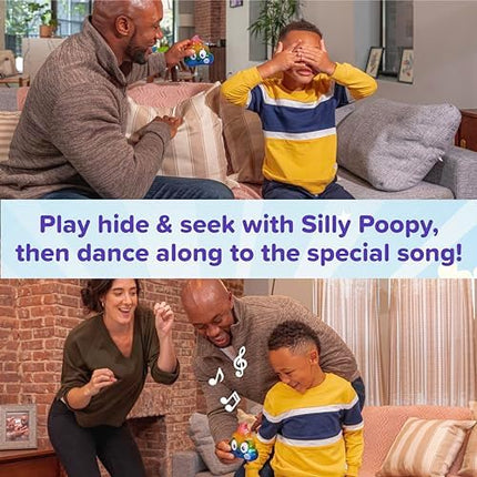 Silly Poopy’s Hide & Seek Toy – Talking & Singing Interactive Toddler Fun