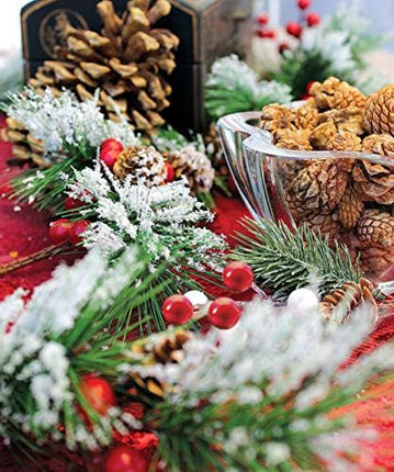 6ft Winter Berry Garland – Pine Cones & Evergreen Christmas Home Decoration