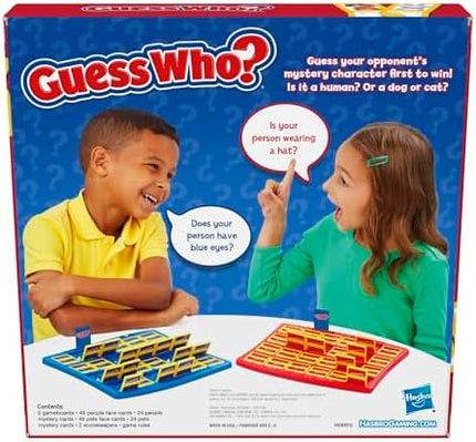 Hasbro Guess Who? Board Game – Original Kids Game with People & Pets Cards 6+