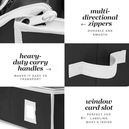 Christmas Wrapping Paper Organizer Storage Box – Underbed Container for 24 Rolls