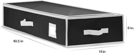 Christmas Wrapping Paper Organizer Storage Box – Underbed Container for 24 Rolls